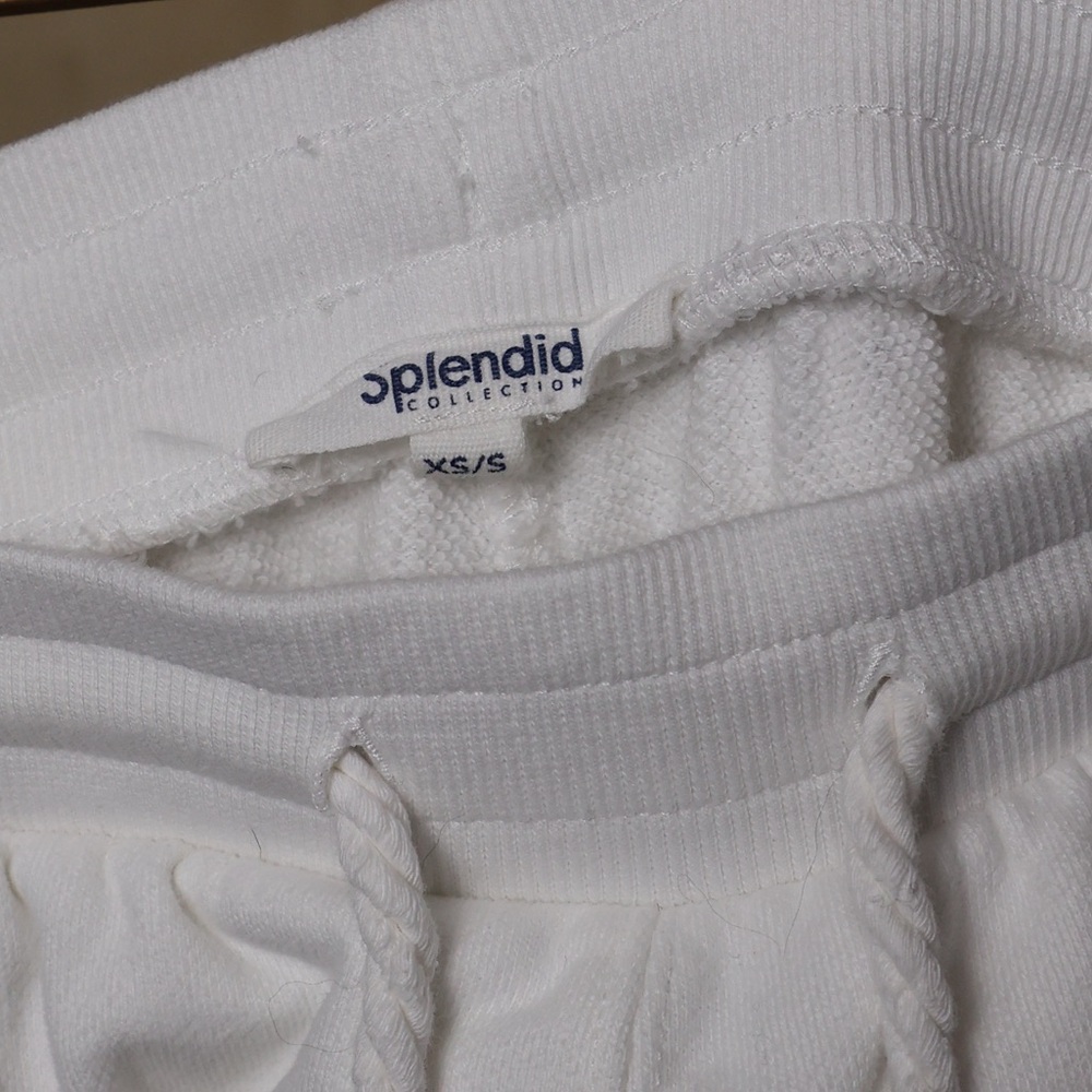 Splendid French‎ Terry Beach Pant White Size XS/S - Picture 4 of 4